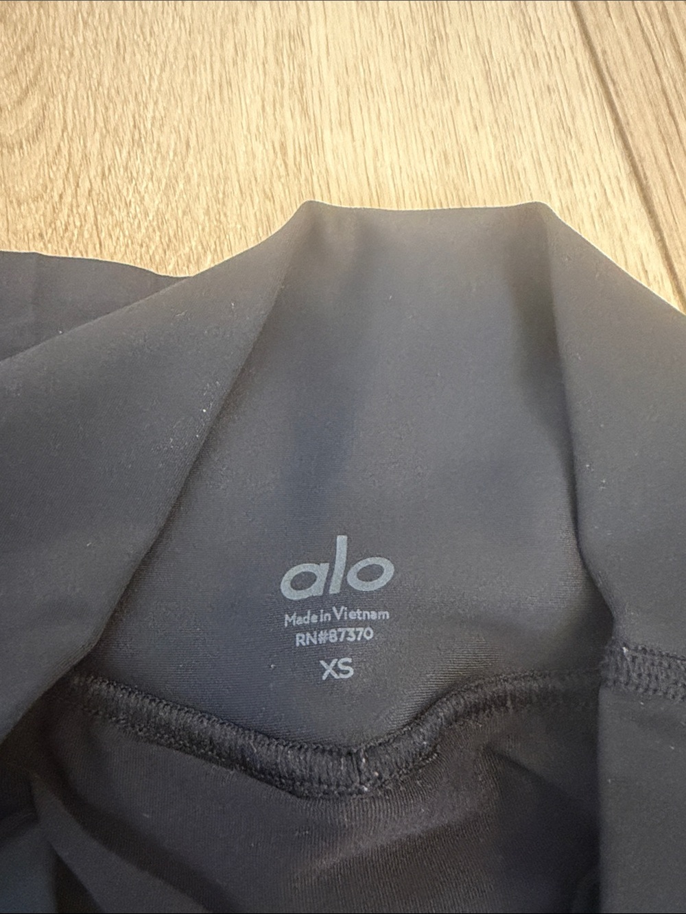 ALO Yoga Black Circle Skirt with Wide Waistband - Picture 3 of 4